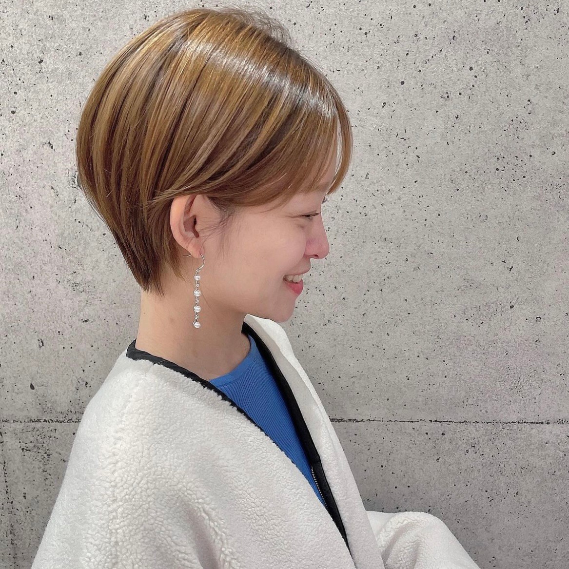 ヘアスタイル ミルクティー ショート