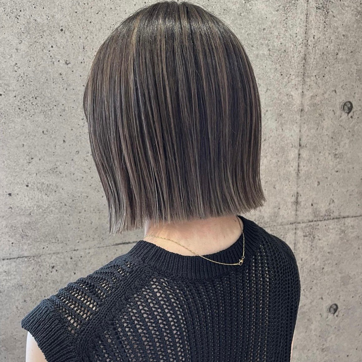 ヘアスタイル グレイ ボブ